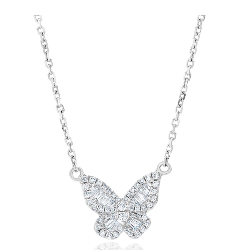 Nicole Rose “THE ROMANTIC DIAMOND BUTTERFLY PENDANT IN SIZE 1”